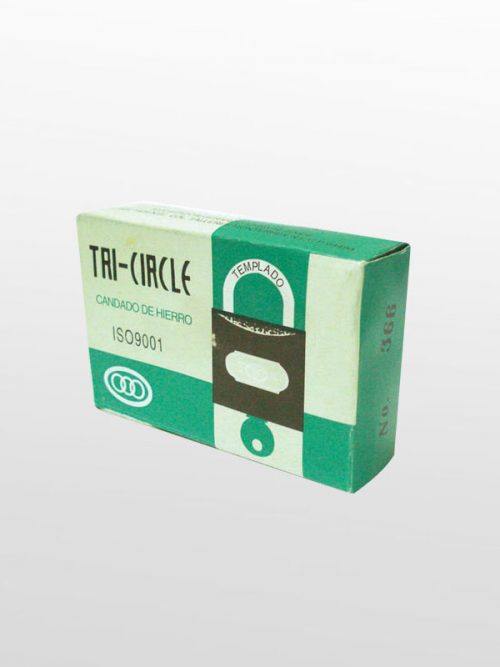 Candado de Hierro Tri-Circle 361 caja